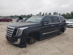 Salvage cars for sale from Copart Houston, TX: 2016 Cadillac Escalade Platinum