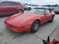 Vehiculos salvage en venta de Copart Grand Prairie, TX: 1987 Chevrolet Corvette
