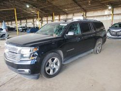 Chevrolet Suburban salvage cars for sale: 2015 Chevrolet Suburban K1500 LTZ