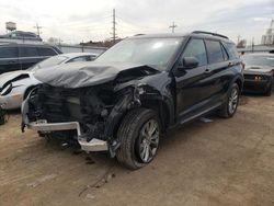Salvage cars for sale from Copart Chicago Heights, IL: 2021 Ford Explorer XLT