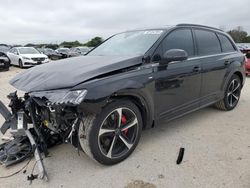 Salvage cars for sale at San Antonio, TX auction: 2024 Audi Q7 Prestige S-Line