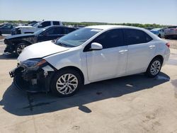 Salvage cars for sale from Copart Grand Prairie, TX: 2019 Toyota Corolla L