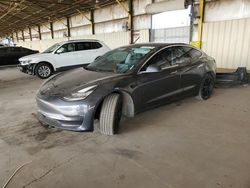 Salvage cars for sale from Copart Phoenix, AZ: 2018 Tesla Model 3