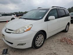 Salvage cars for sale at Houston, TX auction: 2010 Toyota Sienna XLE