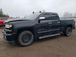 Salvage cars for sale from Copart Ontario Auction, ON: 2018 Chevrolet Silverado K1500 LTZ