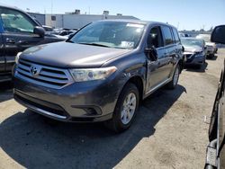 Toyota Highlander salvage cars for sale: 2013 Toyota Highlander Base