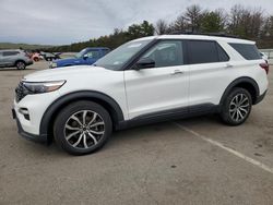 Salvage cars for sale at Brookhaven, NY auction: 2021 Ford Explorer ST