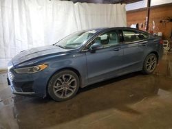 Salvage cars for sale from Copart Ebensburg, PA: 2019 Ford Fusion SEL