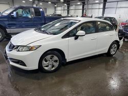 Honda salvage cars for sale: 2013 Honda Civic LX