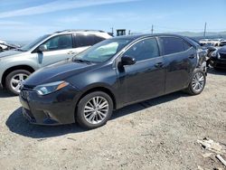 Salvage cars for sale at Vallejo, CA auction: 2015 Toyota Corolla L