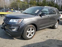 Salvage cars for sale from Copart Waldorf, MD: 2017 Ford Explorer XLT