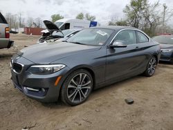 Salvage cars for sale at Baltimore, MD auction: 2016 BMW 228 XI Sulev