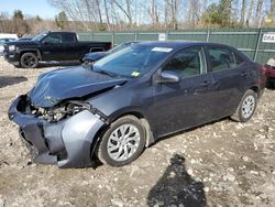 Toyota salvage cars for sale: 2017 Toyota Corolla L