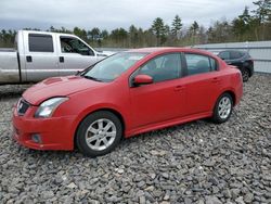 Salvage cars for sale at Windham, ME auction: 2012 Nissan Sentra 2.0