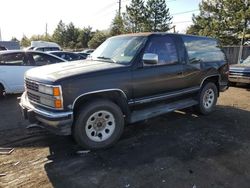 Salvage cars for sale at Denver, CO auction: 1993 Chevrolet Blazer K1500