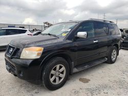 Salvage cars for sale at Haslet, TX auction: 2010 Nissan Armada SE