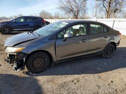 Vehiculos salvage en venta de Copart Ontario Auction, ON: 2012 Honda Civic LX