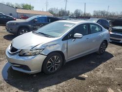 Honda salvage cars for sale: 2015 Honda Civic EX