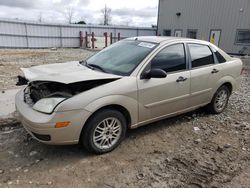 Salvage cars for sale from Copart Appleton, WI: 2007 Ford Focus ZX4