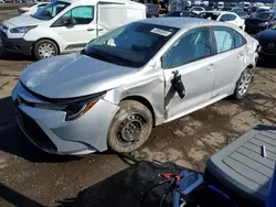 Salvage cars for sale at Woodhaven, MI auction: 2022 Toyota Corolla LE