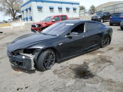 Salvage cars for sale at auction: 2013 Tesla Model S