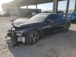 Salvage cars for sale from Copart West Palm Beach, FL: 2021 Infiniti Q60 Luxe