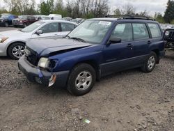 Salvage cars for sale at Portland, OR auction: 2002 Subaru Forester L