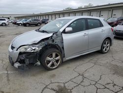 Salvage cars for sale at Louisville, KY auction: 2009 Toyota Corolla Matrix S