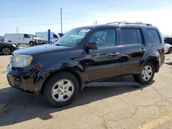 Salvage cars for sale at Woodhaven, MI auction: 2011 Honda Pilot LX
