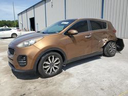 Salvage cars for sale at Apopka, FL auction: 2017 KIA Sportage EX