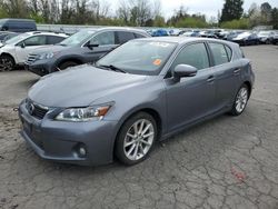 Salvage cars for sale at Portland, OR auction: 2013 Lexus CT 200