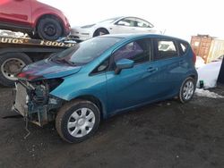 Salvage cars for sale at Montreal Est, QC auction: 2016 Nissan Versa Note S