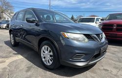 Salvage cars for sale from Copart Mendon, MA: 2015 Nissan Rogue S