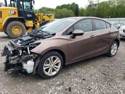 Chevrolet salvage cars for sale: 2019 Chevrolet Cruze LT