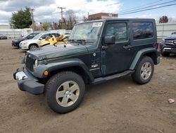 Salvage cars for sale at New Britain, CT auction: 2010 Jeep Wrangler Sahara