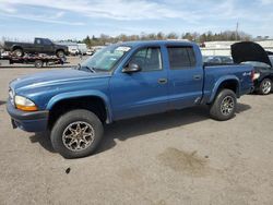 Salvage cars for sale at Pennsburg, PA auction: 2004 Dodge Dakota Quad Sport