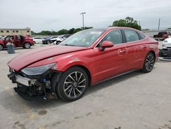 Salvage cars for sale at Wilmer, TX auction: 2021 Hyundai Sonata Limited