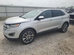 2017 Ford Edge Titanium en venta en Kansas City, KS