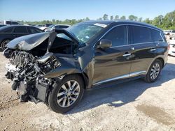 Salvage cars for sale at Houston, TX auction: 2015 Infiniti QX60