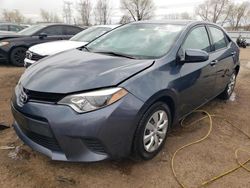 Salvage cars for sale at Elgin, IL auction: 2014 Toyota Corolla L