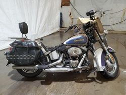 Salvage motorcycles for sale at Ebensburg, PA auction: 2010 Harley-Davidson Flstc
