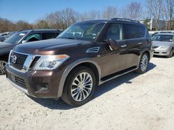 Salvage cars for sale from Copart North Billerica, MA: 2017 Nissan Armada SV