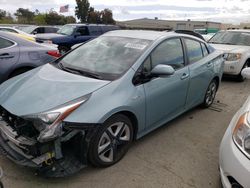 Salvage cars for sale at Martinez, CA auction: 2018 Toyota Prius