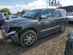 Salvage cars for sale at Columbus, OH auction: 2005 Infiniti QX56