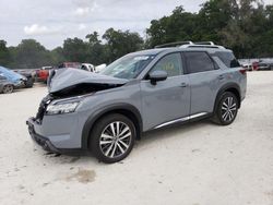 Salvage vehicles for parts for sale at auction: 2022 Nissan Pathfinder Platinum