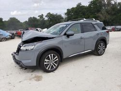 Salvage Cars with No Bids Yet For Sale at auction: 2022 Nissan Pathfinder Platinum