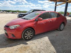 Salvage cars for sale from Copart Tanner, AL: 2015 Toyota Corolla L