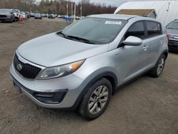 Salvage cars for sale from Copart East Granby, CT: 2016 KIA Sportage LX