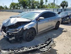 Salvage cars for sale from Copart Riverview, FL: 2015 Chrysler 200 Limited