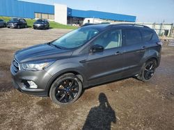 Salvage cars for sale at Woodhaven, MI auction: 2018 Ford Escape SE